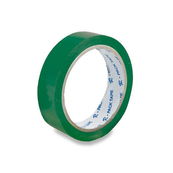 Samolepicí páska Reas Pack, 24 mm x 66 m zelená