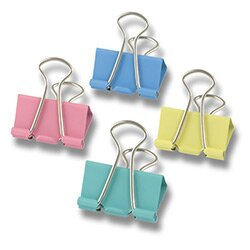 Barevné kancelářské klipy - 41 mm