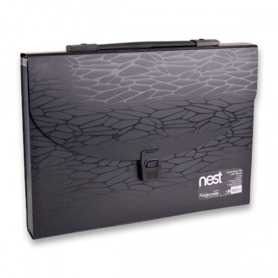 Aktovka na dokumenty FolderMate Nest 330 x 235 x 35 mm černá FOLDERMATE