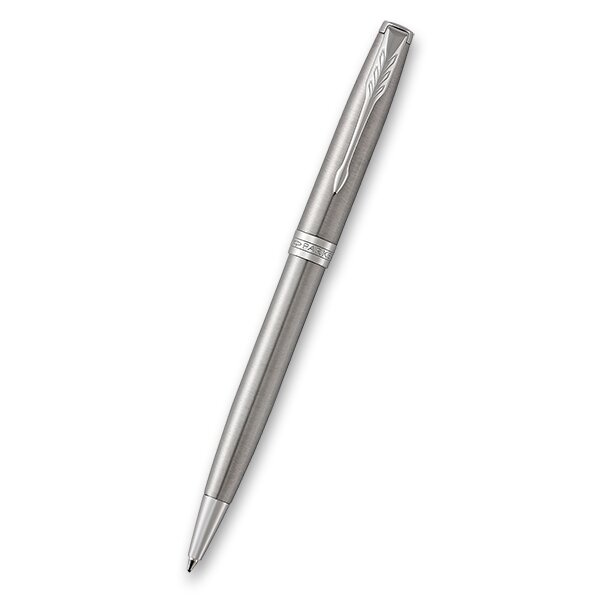 Parker Sonnet Stainless Steel CT kuličkové pero, dárková sada se zápisníkem