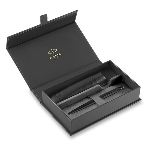 Parker Jotter XL Monochrome Black BT kuličkové pero, dárková sada s pouzdrem