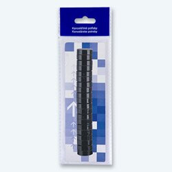 Magnety kulaté - průměr 20 mm, 20 ks, černé