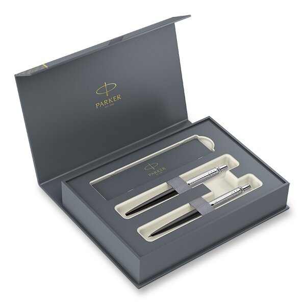 Parker Jotter Bond Street Black CT dárková sada kuličkové pero a mikrotužka