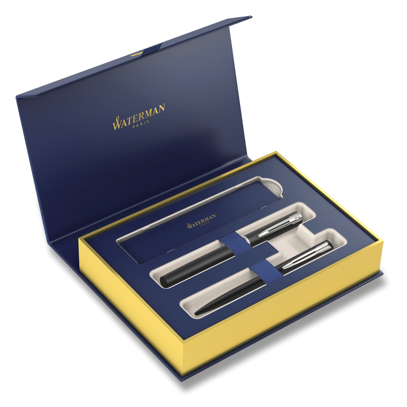 Waterman Allure Black sada plnicí pero a kuličkové pero Waterman