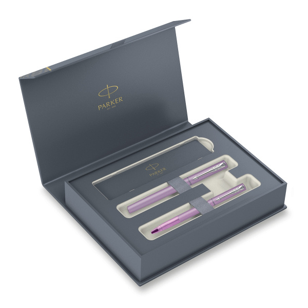 Parker Vector XL Lilac - dárková kazeta kuličkové pero a zápisník