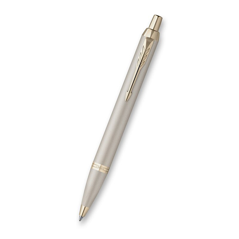 Parker IM Monochrome Champagne - dárková kazeta kuličkové pero a zápisník