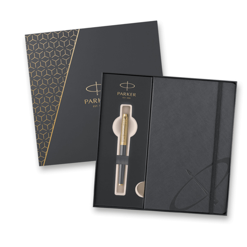 Parker IM Premium Arrow GT roller, dárková sada se zápisníkem