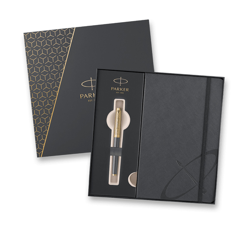 Parker IM Premium Arrow GT roller, dárková sada se zápisníkem
