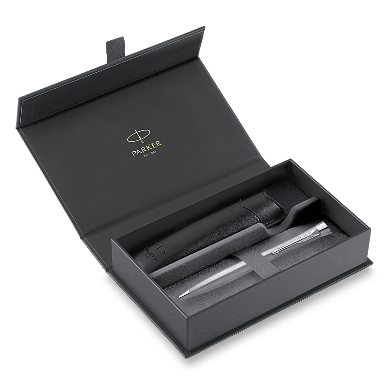 Parker Urban Metro Metallic CT - dárková kazeta kuličkové pero a pouzdro