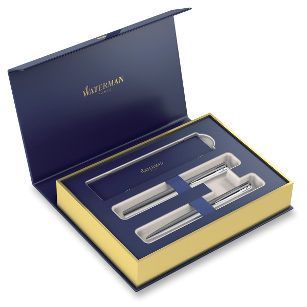 Waterman Allure Chrome CT dárková sada plnicí pero a kuličkové pero