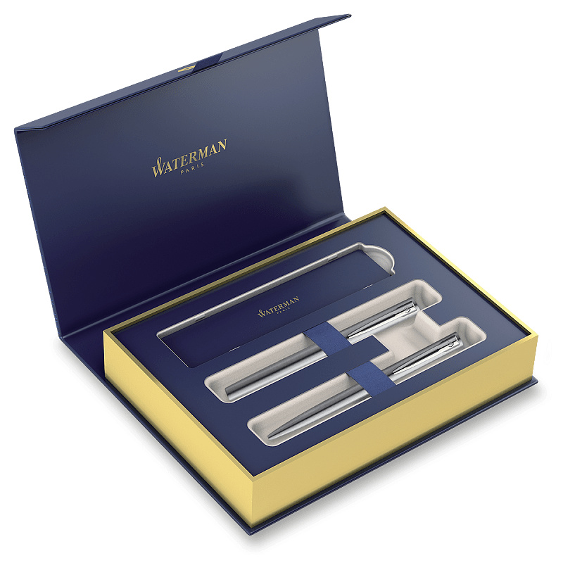 Waterman Allure Chrome CT dárková sada plnicí pero a kuličkové pero