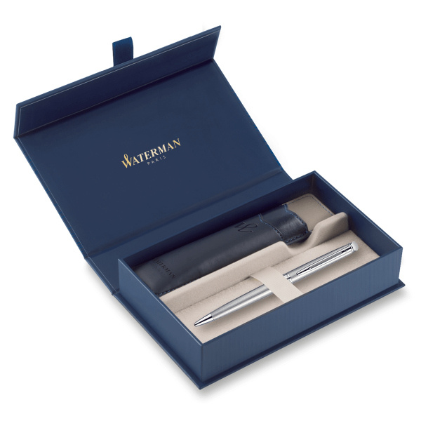 Waterman Hémisphère Stainless Steel CT kuličkové pero, dárková sada s pouzdrem