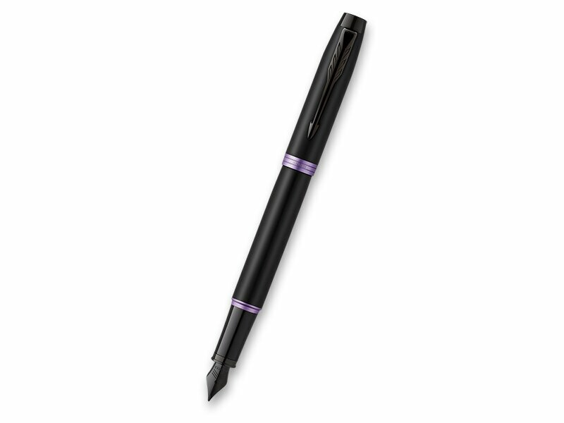 Parker IM Vibrant Rings Amethyst Purple - plnicí pero hrot M - outlet