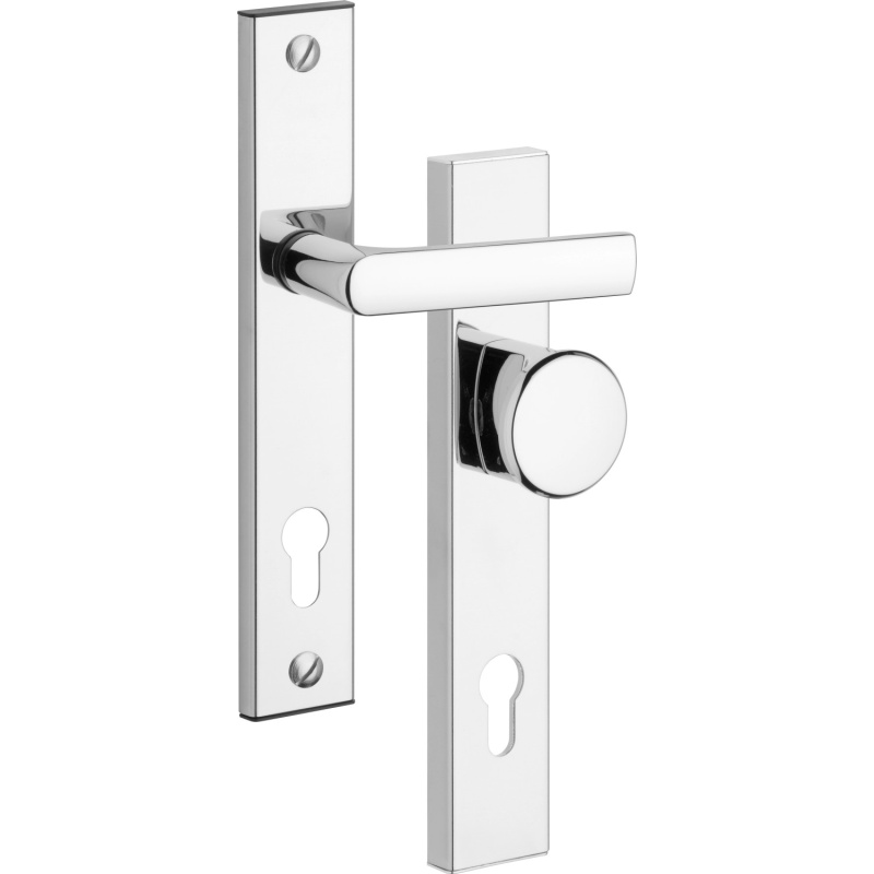 Rostex Bezpečnostní kování klika - koule 802 / 90 mm chrom - nerez