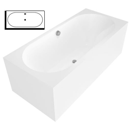 Polysan ASTRA BR MONOLITH obdélníková vana 160x70 cm akrylát pravá 32611MR