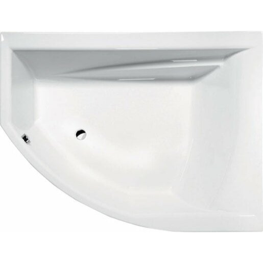 Polysan Tandem asymetrická vana 170x130 cm akrylát pravá 07611