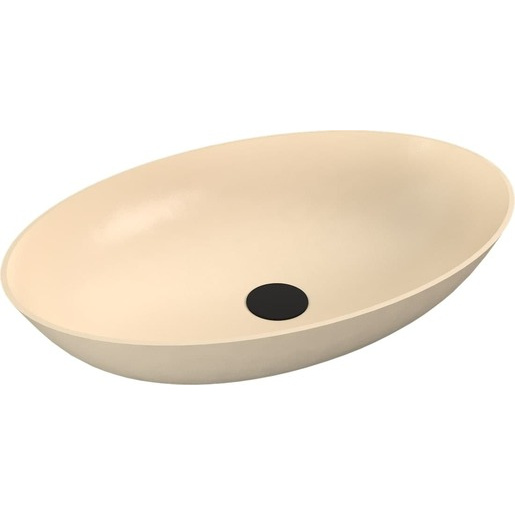 Polysan Banera umyvadlo na desku 60x40 cm béžová mat bez přepadu 14397.81