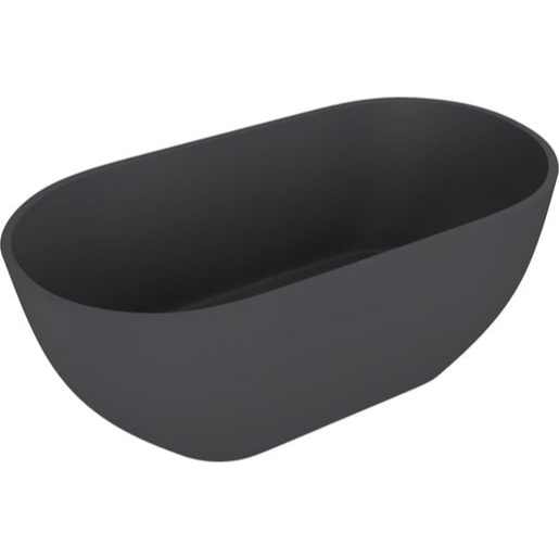 Polysan Reduta volně stojící vana 171x81 cm litý mramor levá i pravá antracit 71842.51