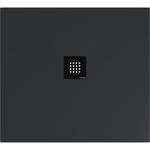 Polysan Flexia sprchová vanička obdélníková 100x90 cm litý mramor antracit 72925.51