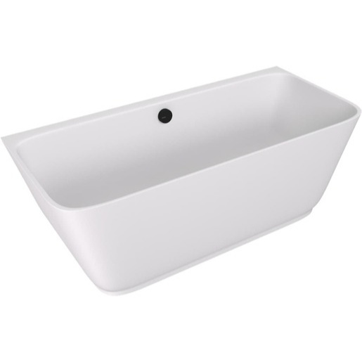 Polysan Skylla volně stojící vana 169x75 cm litý mramor levá i pravá bílá matná 72430MAT