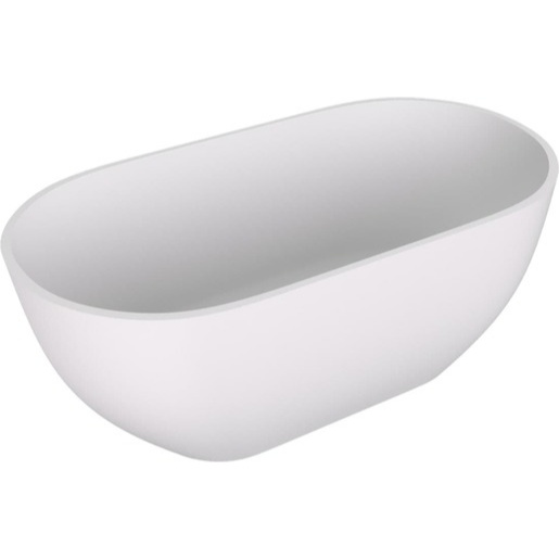 Polysan Reduta volně stojící vana 171x81 cm litý mramor levá i pravá bílá matná 71842MAT