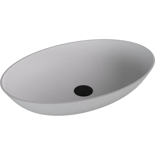 Polysan Banera umyvadlo na desku 60x40 cm bílá matná bez přepadu 14397MAT