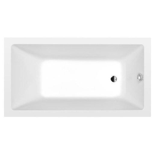 Polysan Noemi obdélníková vana 150x80 cm akrylát levá i pravá bílá matná 71727.11