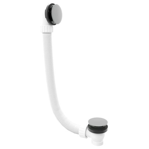 Vanová souprava Polysan, click-clack, délka 1200mm, zátka 72mm, chrom 71858