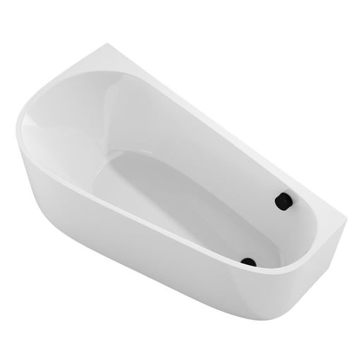 Polysan PROJEKTA DL MONOLITH asymetrická vana 156x77 cm akrylát levá 20111MDL