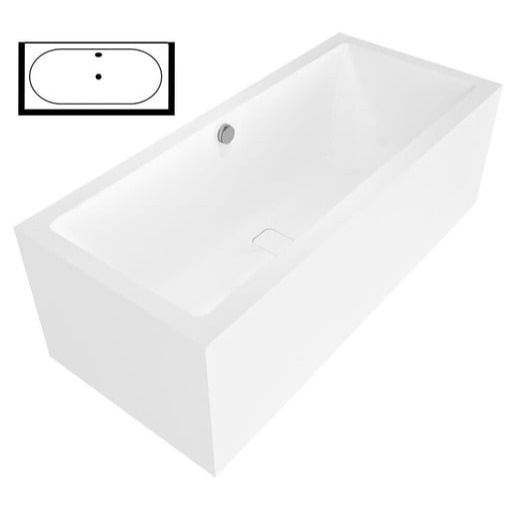 Polysan MARLENE D MONOLITH obdélníková vana 185x85 cm akrylát 71607MD