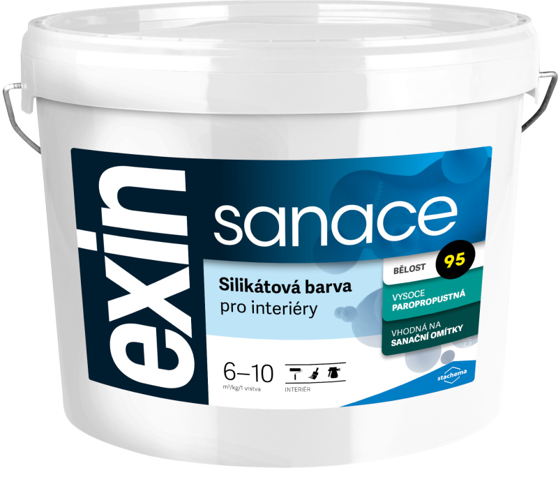 Barva silikátová Stachema EXIN SANACE bílá 6,8 kg