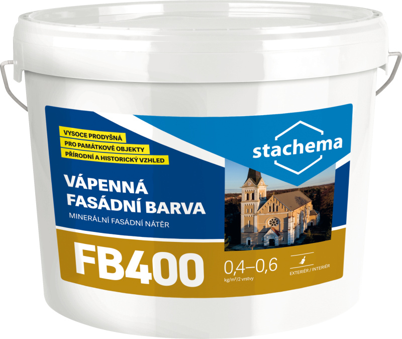 Barva fasádní Stachema FB400 bílá 10 kg