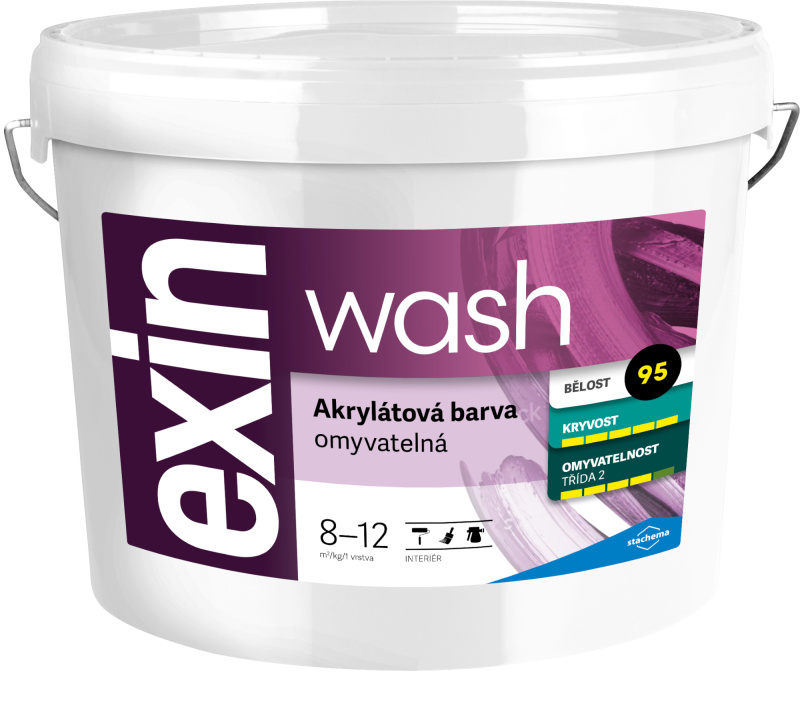 Barva akrylátová Stachema EXIN WASH bílá 40 kg