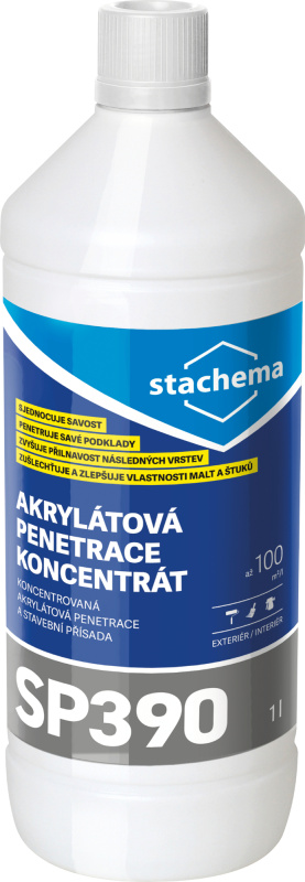 Penetrace koncentrát akrylátový Stachema SP390 mléčně bílý 1 l
