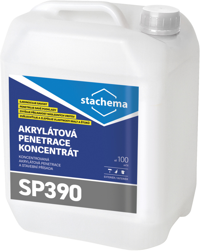 Penetrace koncentrát akrylátový Stachema SP390 mléčně bílý 10 l