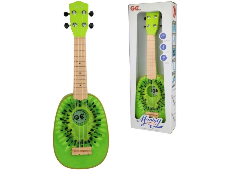 Dětské ukulele zelené 54 cm