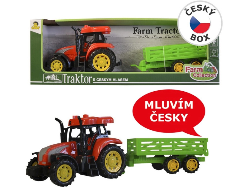 Česky mluvící Traktor s přívěsem IC