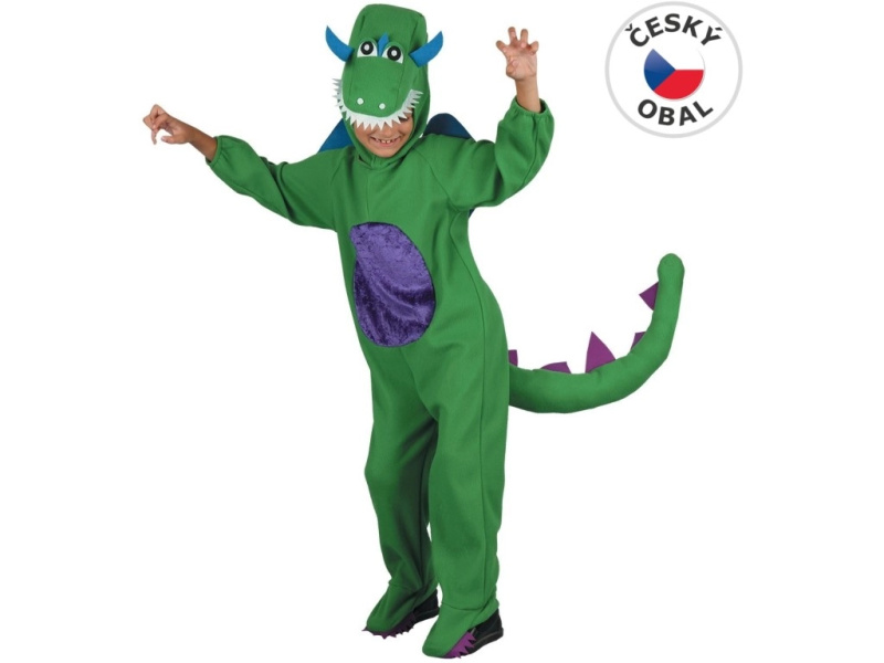 Dětský kostým na karneval Dinosaurus 120 - 130 cm