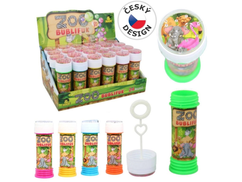 Bublifuk Zoo s českým designem