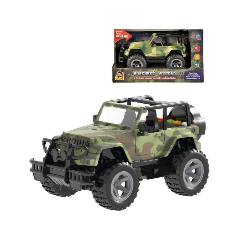 Vojenský Jeep na baterie