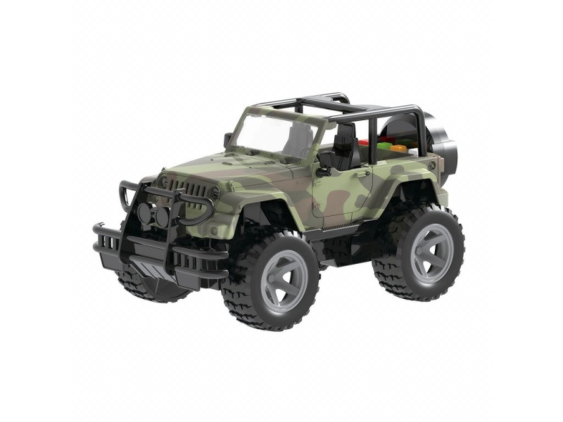 Vojenský Jeep na baterie