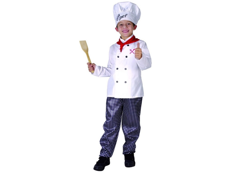 Karnevalový kostým Kuchař pro děti 130-140 cm