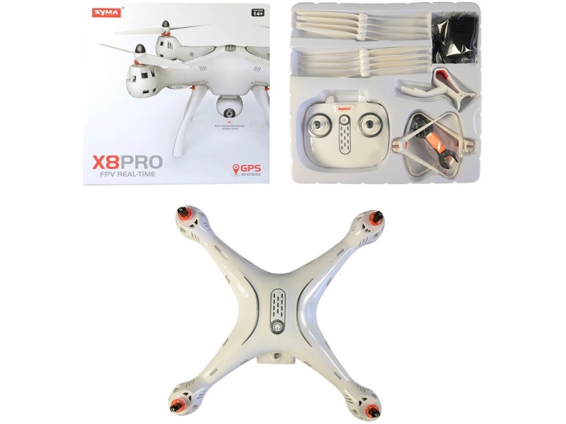 Dálkově ovládaný dron Syma, bílá