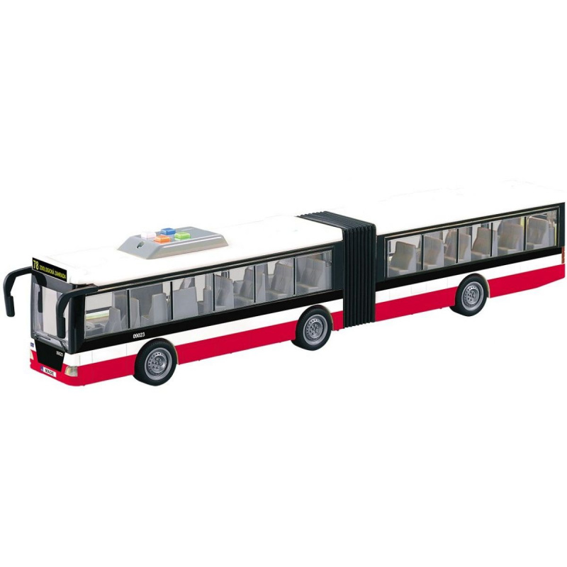 MaDe Tramvaj na setrvačník svítí a mluví česky