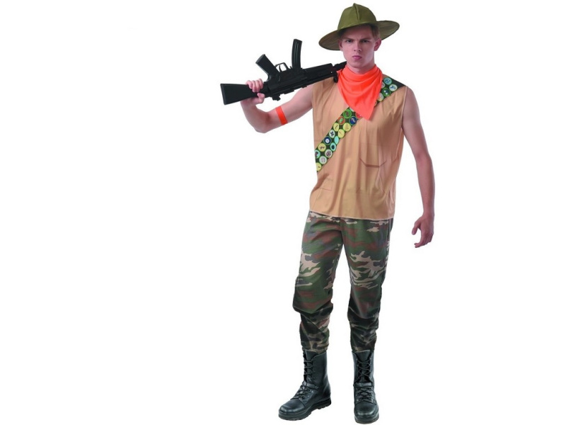 Karnevalový kostým myslivce pro dospělé