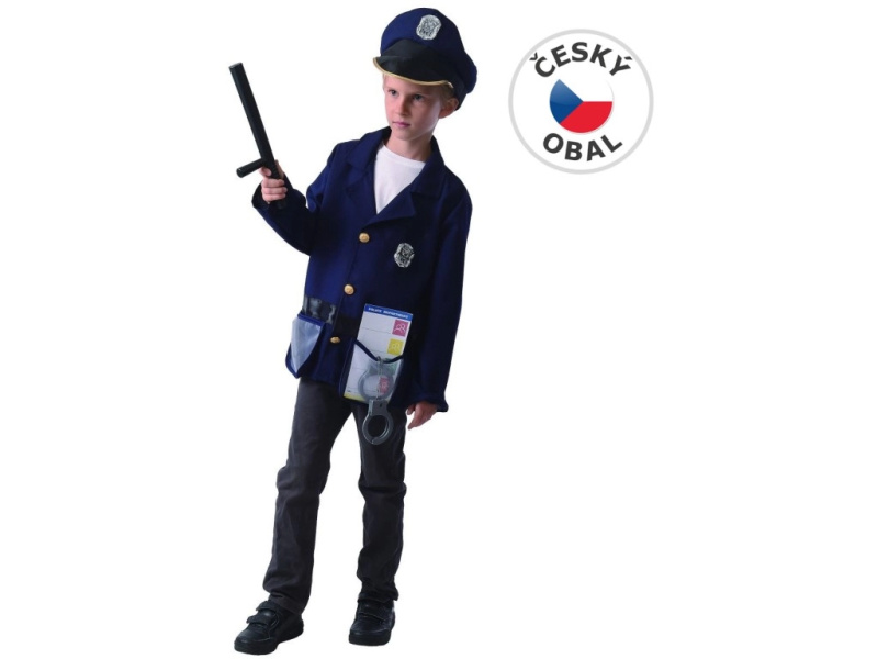 Made Dětský karnevalový kostým Policista 120 - 130 cm