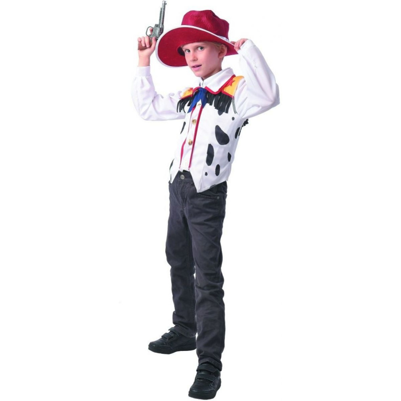 Šaty na karneval kovboj 110 - 120 cm