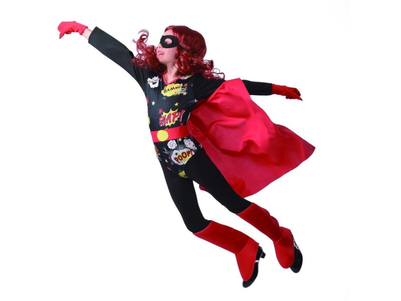 Šaty na karneval - Superhrdinka