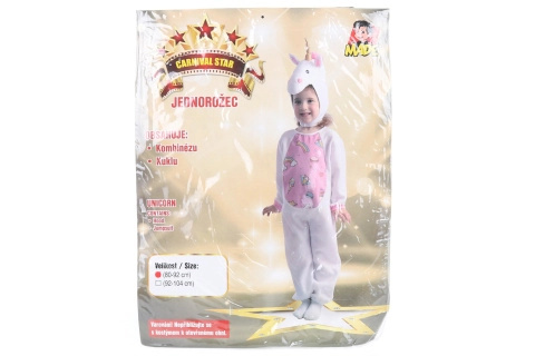 Šaty na karneval jednorožec 80 až 92 cm