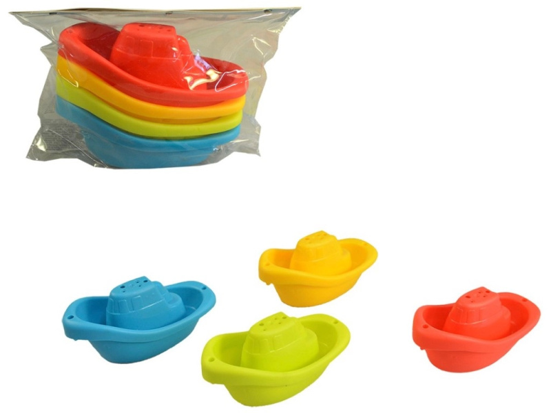 Loďky do vody 11 cm, 4 ks